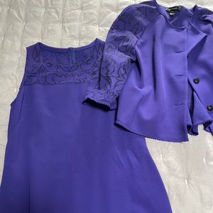 St. John dress with matching blazer